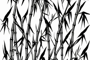 beach bamboo tulips  in a sun tattoo idea