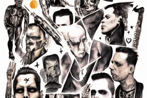 sonne rammstein art tatoo with kruspe on mountain tattoo idea