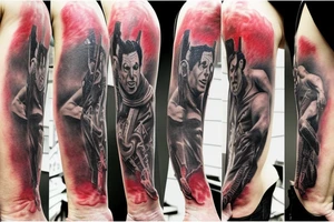 sonne rammstein art tatoo with kruspe on mountain tattoo idea