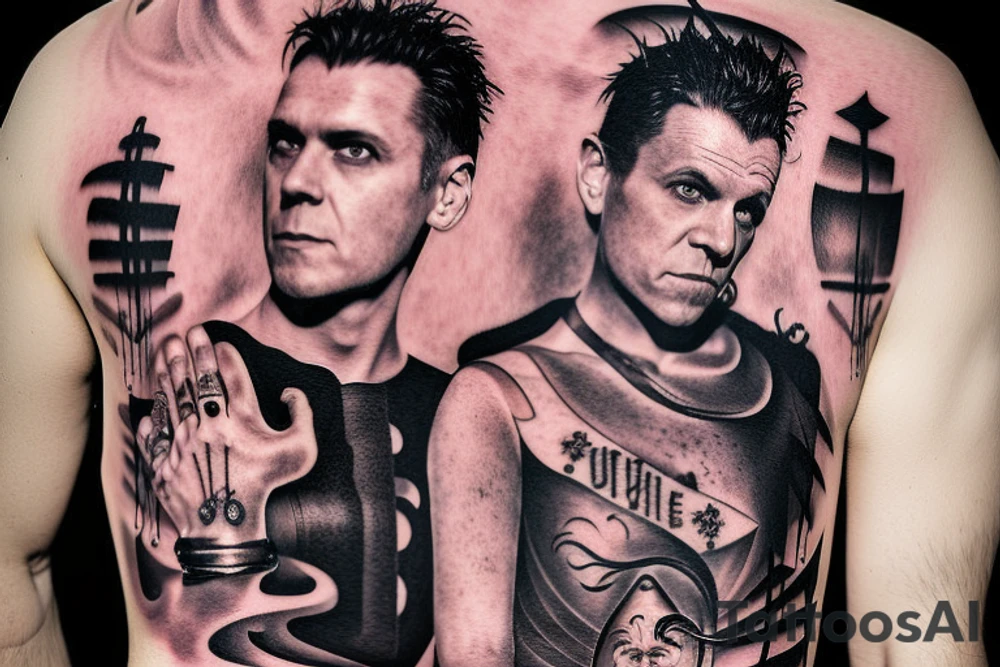 sonne rammstein art tatoo with kruspe on mountain tattoo idea