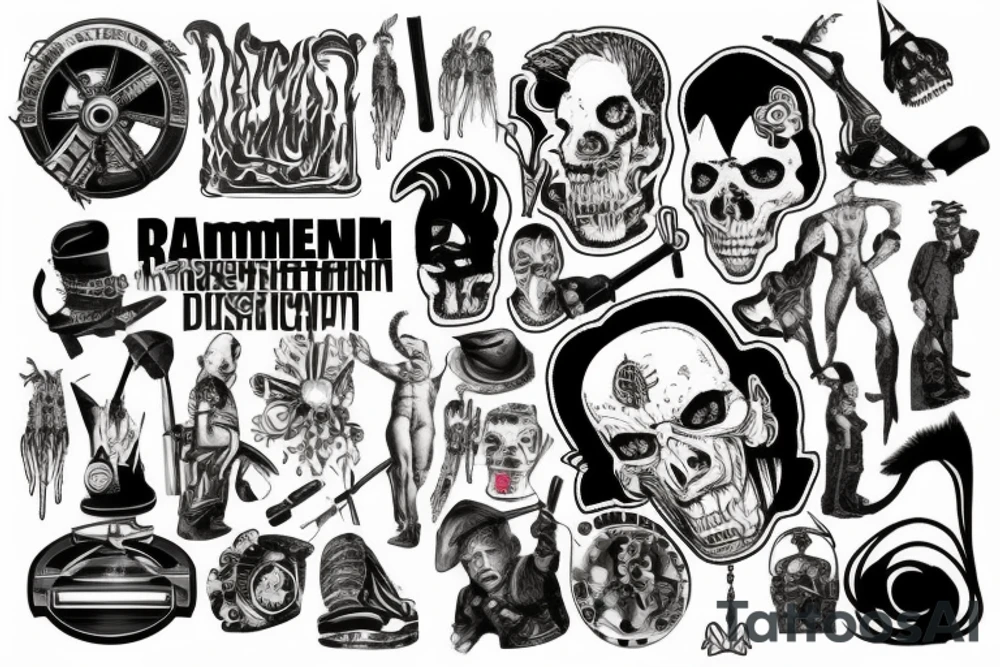 rammstein tattoo idea