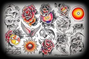 Sunrise tattoo idea