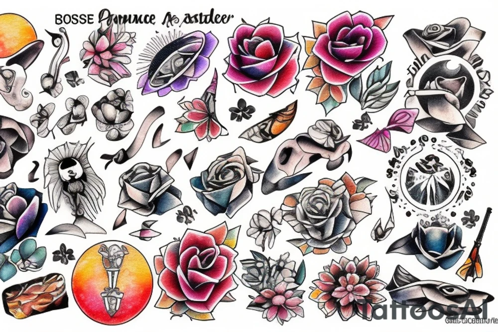 Sunrise tattoo idea