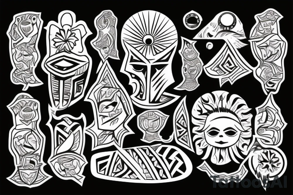 Sun shining brightly. tattoo idea