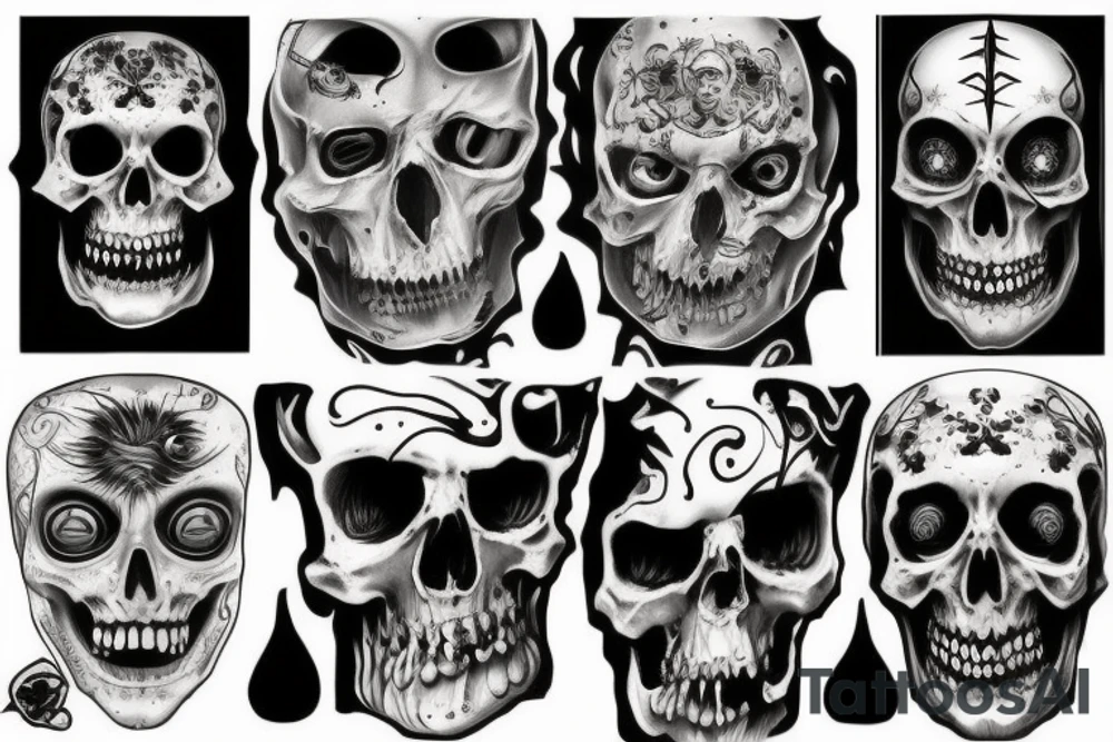 Scary tattoo idea
