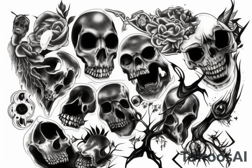 Scary tattoo idea