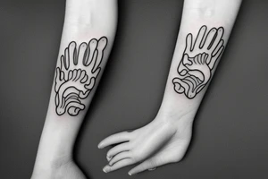 Dog paws tattoo idea
