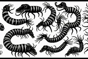 Centipede tattoo idea