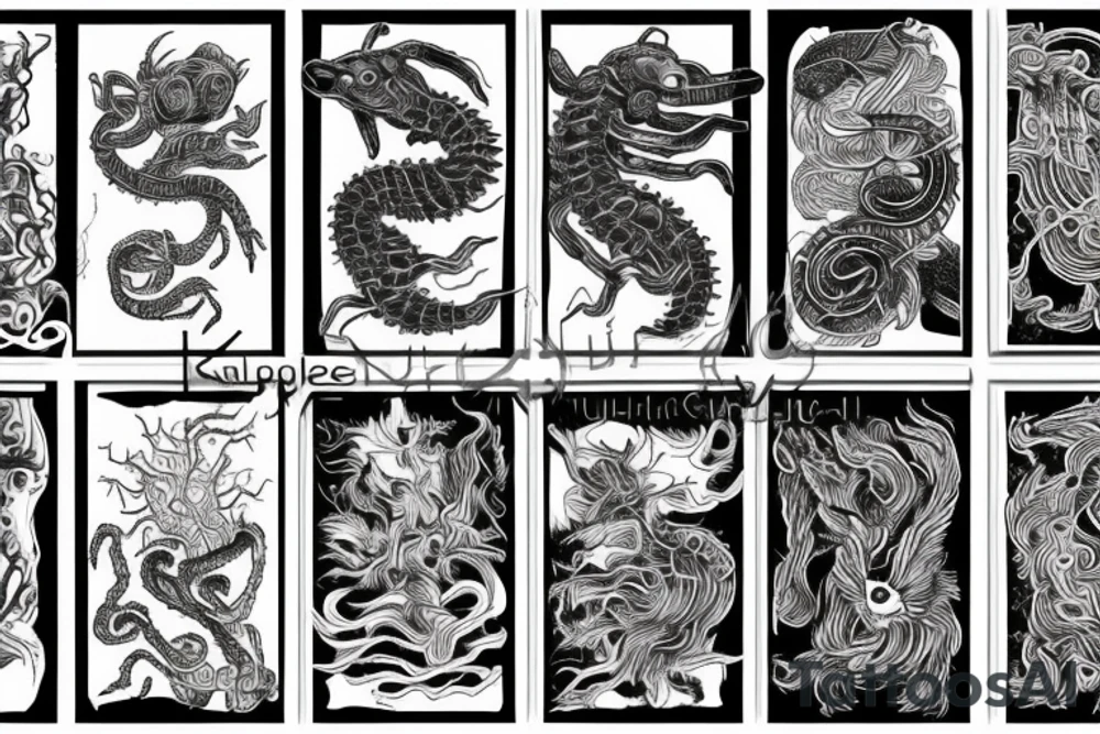 Centipede tattoo idea