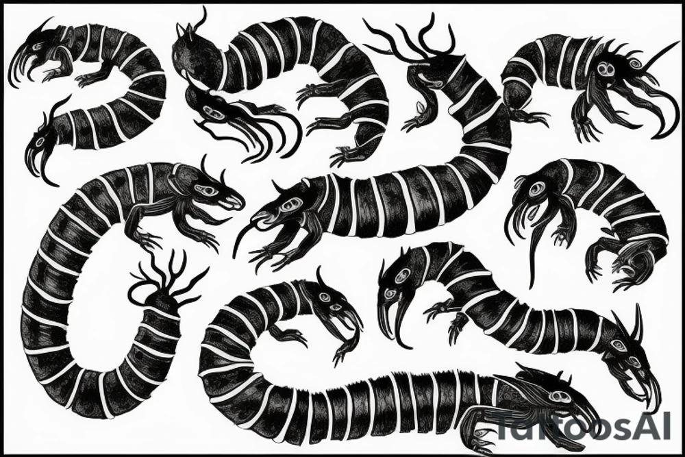 Centipede tattoo idea