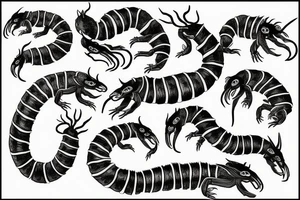 Centipede tattoo idea