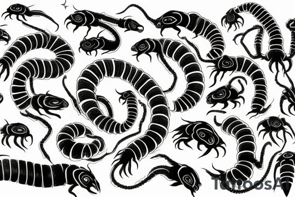 Centipede tattoo idea