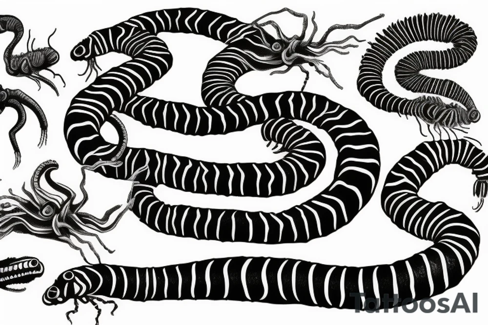 Centipede tattoo idea