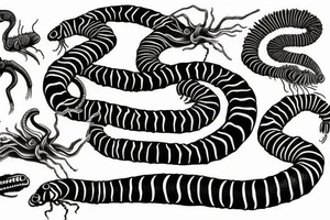 Centipede tattoo idea