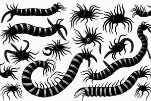 Centipede tattoo idea