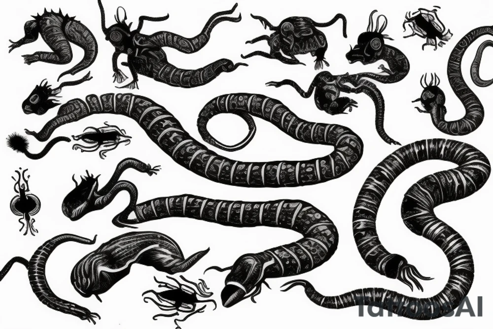 Centipede tattoo idea