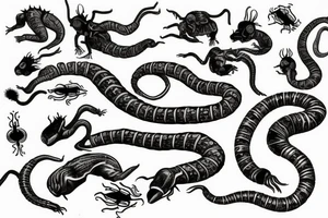 Centipede tattoo idea
