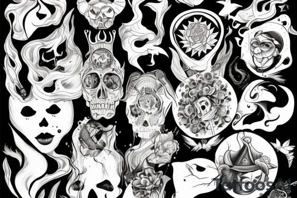 Witch tattoo idea