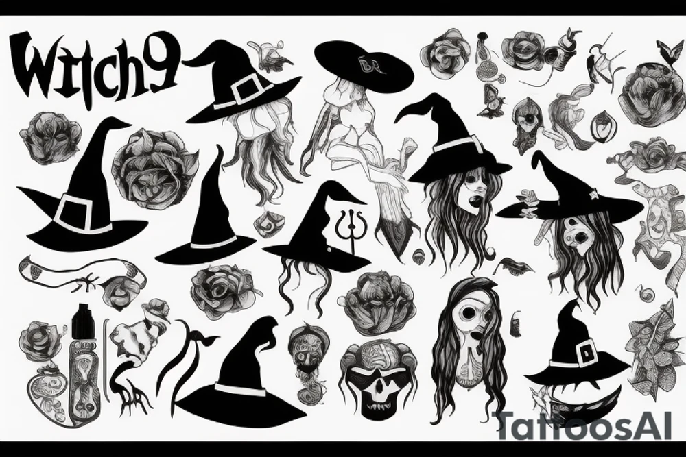 Witch tattoo idea