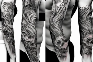 Human spine tattoo idea