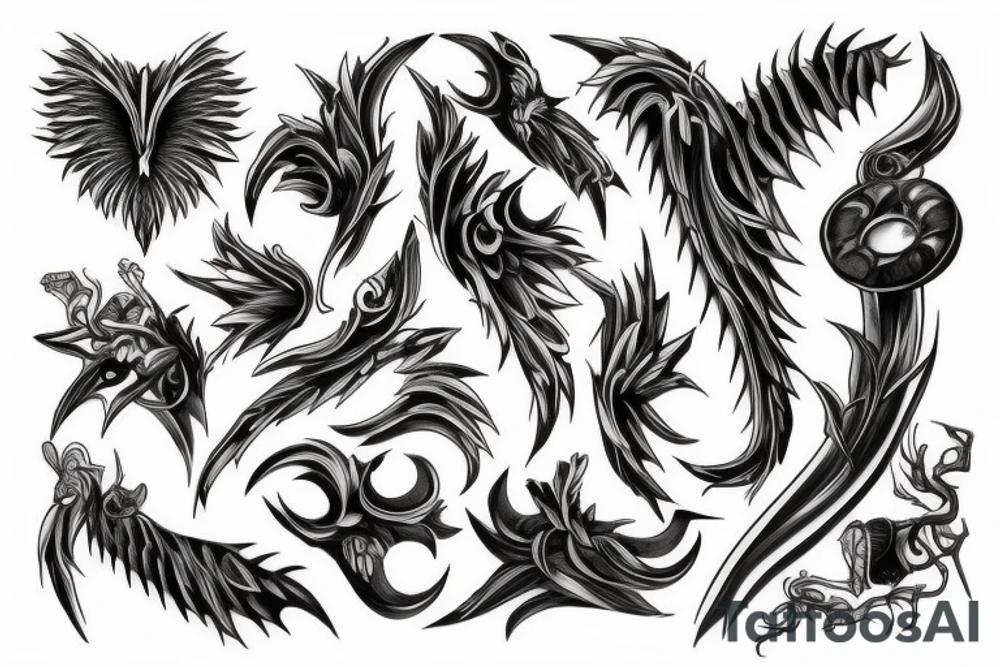 Human spine tattoo idea