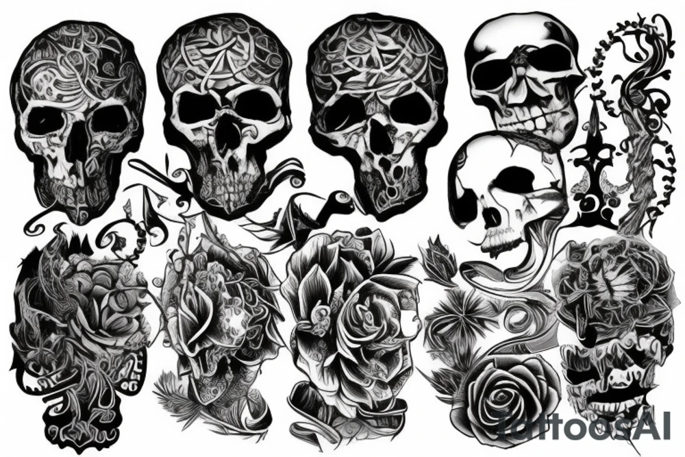Human spine tattoo idea