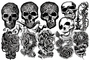 Human spine tattoo idea