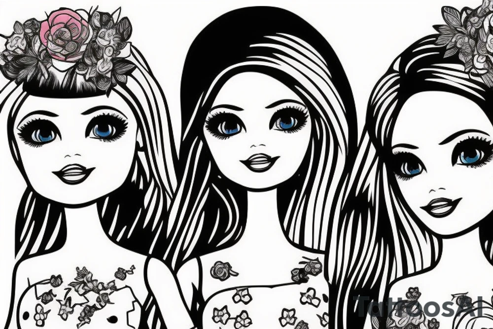 Barbie doll tattoo idea