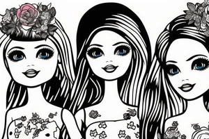 Barbie doll tattoo idea