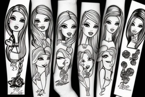Barbie doll tattoo idea