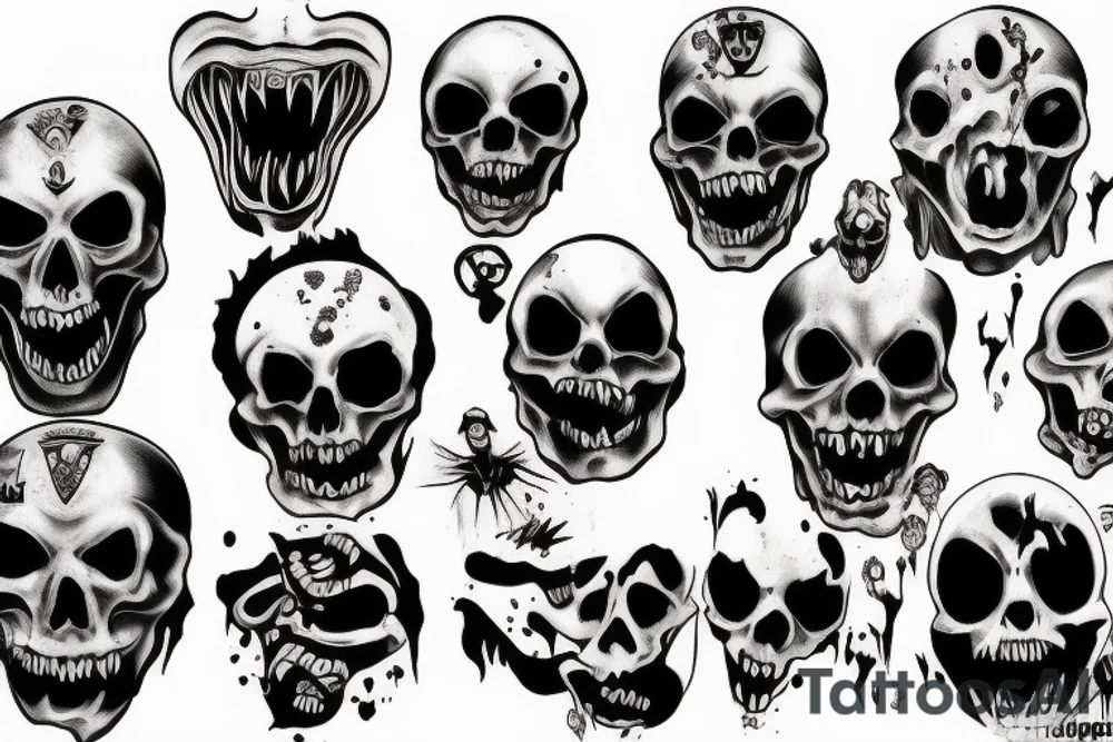 Horror tattoo idea