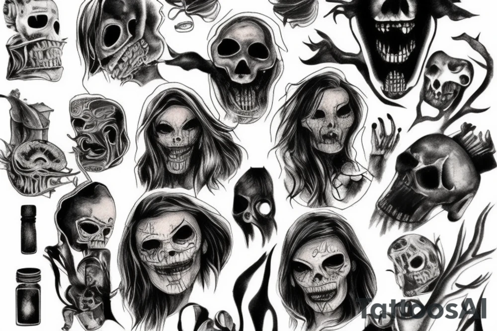 Horror tattoo idea