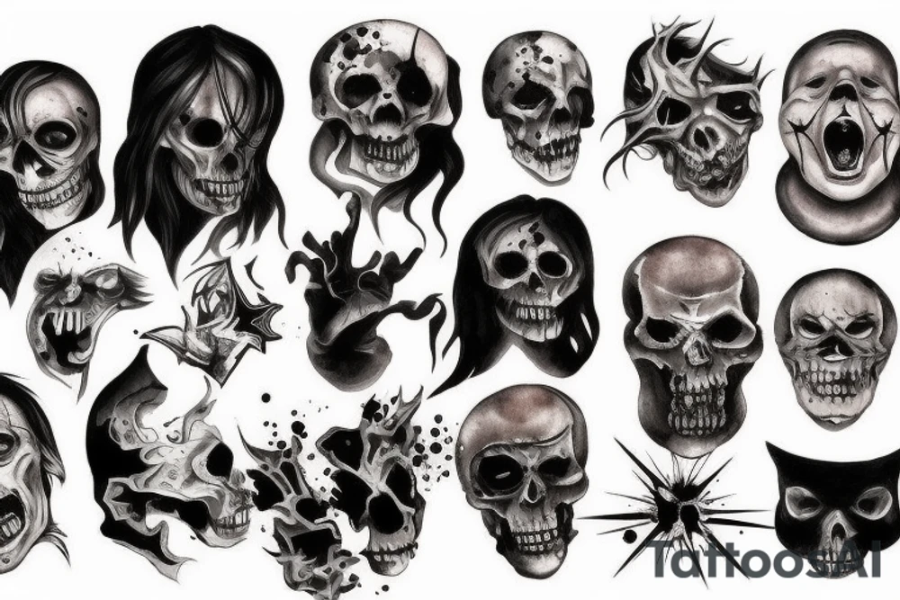 Horror tattoo idea