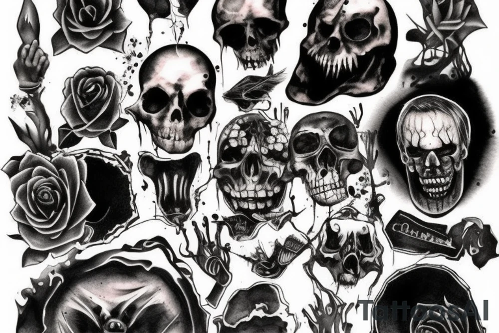 Horror tattoo idea