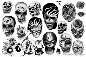 Horror ocean tattoo idea