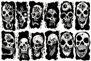 Horror ocean tattoo idea