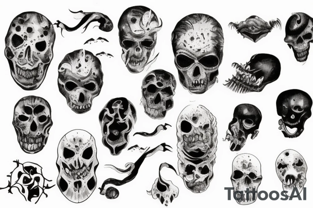 Horror ocean tattoo idea