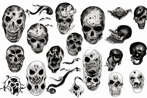 Horror ocean tattoo idea