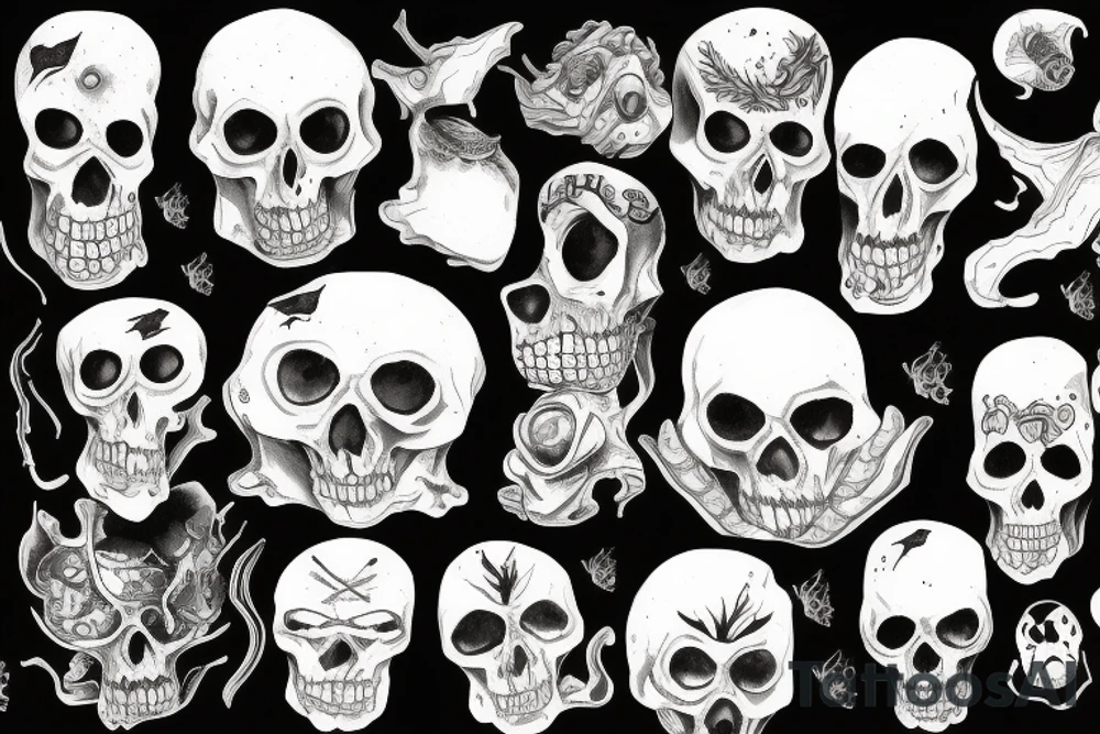 Horror ocean tattoo idea