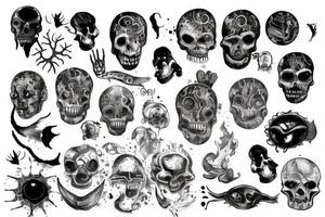 Horror ocean tattoo idea
