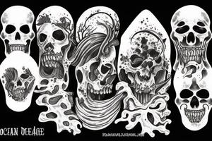Horror ocean tattoo idea