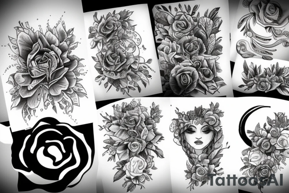 Woman tattoo idea