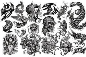 Poseidon tattoo idea