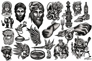 greek god tattoo idea