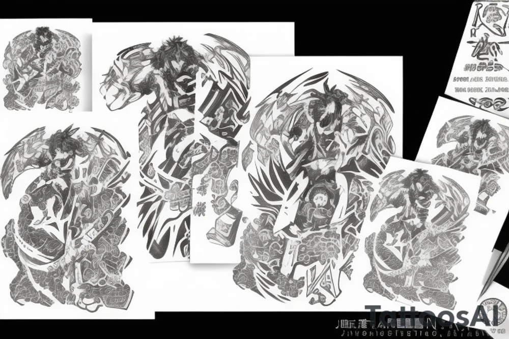 Words saying "PLUS ULTRA" tattoo idea