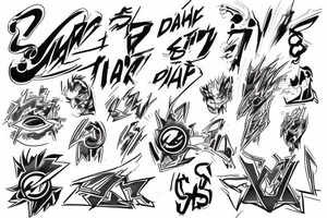 written text saying "PLUS ULTRA" tattoo idea