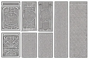Moorish columns (think Granada Spain) With text PLUS ULTRA tattoo idea
