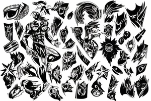 the words PLUS ULTRA tattoo idea