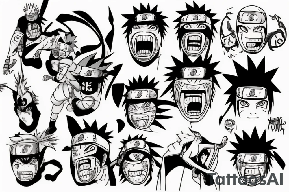 Naruto monster tattoo idea