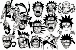 Naruto monster tattoo idea